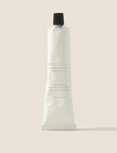 Mārks & Spēncēr | Restore Apothecary Hand Cream - Geranium Cedar Wood Eucalyptus Lavender | 75mL[Dented Packaging]