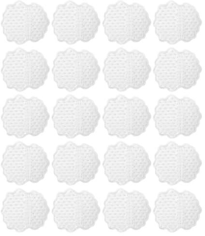 Garneck 20 Stück Achselschweißpads Atmungsaktiv Weich Hautfreundlich Selbstklebend Schweißabsorber Achselpads für Damen und Herren Unsichtbar Schweißschutz