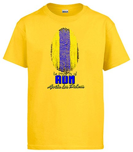 Diver Camisetas Camiseta lo Tengo en mi ADN de Las Palmas para Aficionado al fútbol - Amarillo, XL