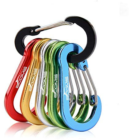 Booms Fishing CC1 Multi-Usage Clips Mousquetons pour Clé, Pêche,Sport de Plein Air,Vie Quotidienne