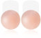 MELLIEX Cache Teton Silicone Réutilisable Adhésif Imperméable à l'eau Invisible Autocollant de Sein, M, 1 Paire Rond + 1 Paire Pétale (Rose)