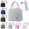 Insulated Lunch Bag Thermal Bag Cool Bag for Adults/Men/Women/Kids Portable Lunch Box Bag Holder Cooler Bag with Fork and Spoon for Foods & Drinks Picnic/Beach/School/Office Work