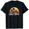 Life's a Beach Lustige Retro-Palme Sommergeschenke T-Shirt