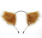 dressfan Katze Ohr Stirnband Haarband Frauen Mädchen Haarbänder niedlich Haarschmuck für Party Dekoration Kostüm Dressing Parteien (Braun-Weiß)