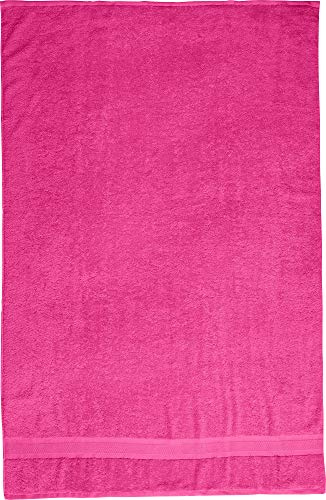 REDBEST Badetuch Chicago pink Größe 100x150 cm - saugstark, strapazierfähig, ideal für Reisen, Sport (weitere Farben)