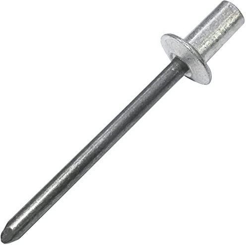 AERZETIX - C48053 - Satz von 20 Blindnieten versiegelt dichtblindnieten wasserdicht blind Ø4.8x10mm - popnieten - nieten mit bruchfest stange - mit flachkopf