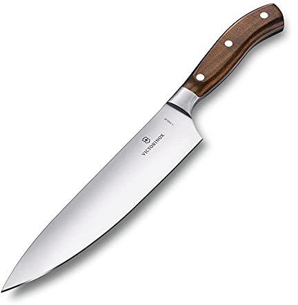Victorinox Grand Maître Wood - Cuchillo de trinchar (acero inoxidable, en caja de regalo) (7.7400.22G)