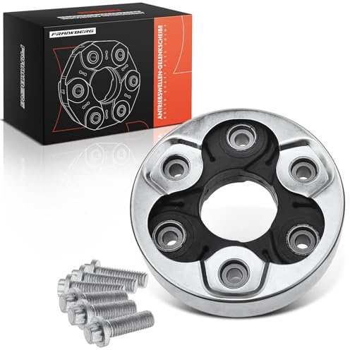 Frankberg Gelenkscheibe Hardyscheibe mit Anbaumaterial Replace #1J0521127A | Kompatibel mit VW Golf Passat Tiguan, Audi Q2 Q3 A3 TT, Skoda Octavia Superb Kodiaq Karoq Yeti, Seat Leon Ateca Alhambra