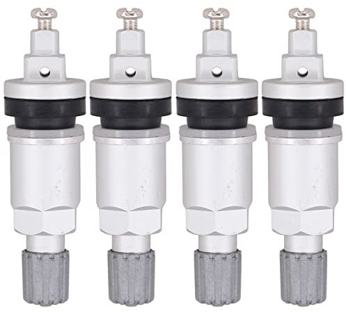 HouYeen Tyre Pressure Sensor Valve Stem for Ford Fiesta Focus Mondeo C-Max Galaxy S-Max Tourneo Tire TPMS Clamp-In Stems Repair Kit Pack of 4