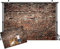 LYWYGG 10x8FT Backsteinmauer Foto Hintergrund Braune Backsteinmauer Familienfeier Party Hintergrund Baby Prop Fotografie Brauner Hintergrund Fotostudio Hintergrund Studio Hintergrund CP-312-1008