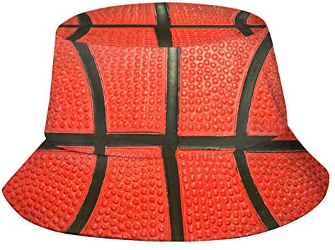 Bucket Hats Fashion Sun Cap Packable Outdoor Gift Hat for Women Men, Basketball, One size