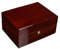 BONOOL Uhrenbox, luxuriöse Uhrenbox für Herren – Armbanduhr-Vitrine aus Holz, Organizer für Damen und Herren, Einzeluhr-Geschenkbox, Uhren-Organizer zur Aufbewahrung und Präsentation
