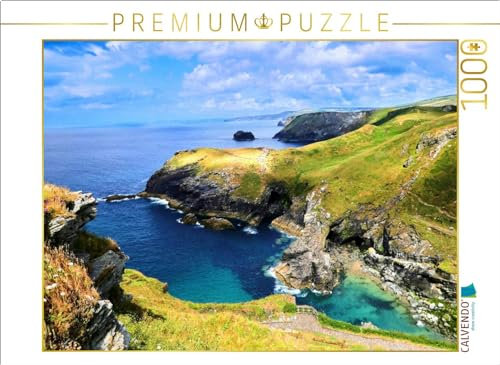 CALVENDO Puzzle Tintagel - Cornwall | Lege-Größe cm Foto-Puzzle für glückliche Stunden
