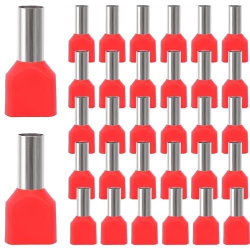 Set di 100 terminali gemelli da 10 mm², doppio set di terminali gemellate, 2 x 10,0 mm², 2 x 10 mm², 2 x 10 mm², 2 x 10 mm²
