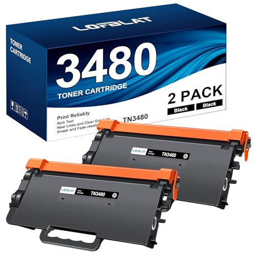 LOFBLAT TN3480 TN3430 Tonerkassette Schwarz Kompatibel für Brother TN-3480 für Brother HL-L5100DN MFC-L5750DW MFC-L5700DW DCP-L5500DN HL-L5200DW HL-L6400DW MFC L5750DW HL L5100DN HL-L5000D TN-3430