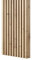 MEBANO. 5 Stück Holzstruktur Lamellen aus MDF, Wandpaneele 265 x 3 x 8 cm, Eiche Artisan, Freistehende Lamellenwand, Holzdeko Wand Wohnzimmer, Trennwand, Raumteiler