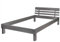 Krok Wood Massivholzbett Julia in Buche, Farbe Grau (90 x 200 cm)