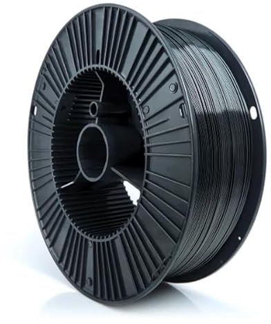 ROSA 3D PET-G Standard High Speed Filament 1.75 mm für 3D Drucker | Druckmaterialien Leicht Glänzend PETG 3D Drucker Filament | 3D Printing Materials | Schwarz Spule 3 kg