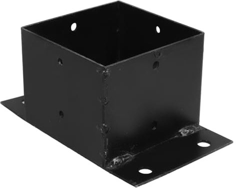 WATIIFUFU Fence Post Floor Bracket Deck Post Base Mailbox Post Protector Aluminum Fence Support Pavilion Base Pergola Brackets