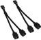 teasteam USB Header Splitter 2 Pack USB 2.0 9Pin Female to Dual 9Pin Male Extension Cable Motherboard USB Y Splitter Power Supply Anti-Misplaced Design Nylon Braided for Computer Internal Motherboard