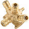 Poppstar Ripartitore di aria compressa a 4 vie per montaggio a parete (4x attacco rapido / 1x spina DN 7,2 G 1/2)