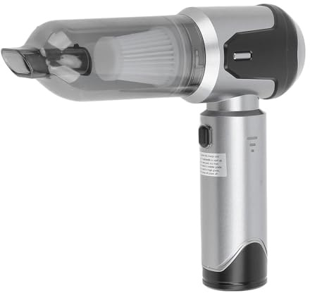 Jiawu Aspirateur sans Fil, Souffleur d'air Puissant pour Voiture, Bureau et Maison, 6000 MAh Rechargeable, adapté aux Voitures, Canapés, Bureaux, Animaux Domestiques et Maison (1 pièce)