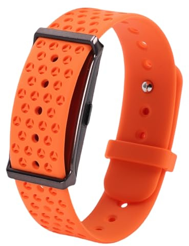 Yanmis Smart-Armband, Smart-Health-Armband, Fitness-Tracker, Aktivitätsmonitor mit 40-Tage-, 10 M Wasserdicht, Schlaf-Tracking für Laufen, Schwimmen (ORANGE)