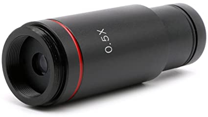 Mikroskop-Adapter, 0,5-fache C-Mount-Reduzierlinse, Okular 23,2 mm, Montage für Digitalokular mit C-Halterung, Mikroskopkamera
