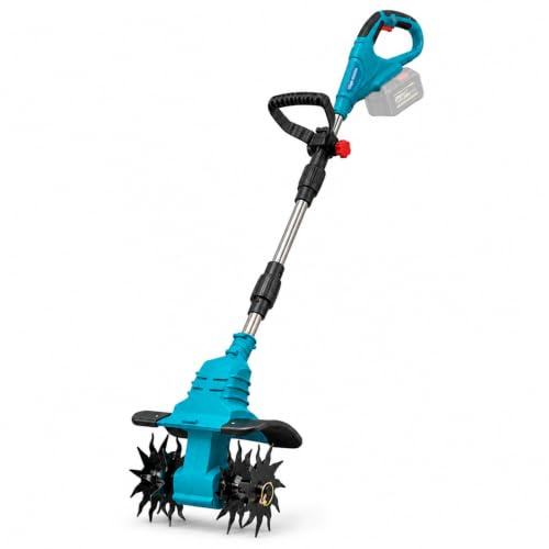 Zappa a batteria con motore brushless per decespugliatore Makita da 18 V, 350 W, profondità di lavoro 16 cm, larghezza di lavoro 23 cm (senza batteria)