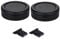 2 Pack RF Mount Body Cap Cover & Rear Lens Cap for Canon EOS R100 R50 R50V R8 R R1 R3 R5 R6 Mark II R7 R10 RP Mirrorless Camera & RF Mount Lenses, with 2 Extra Hot Shoe Protective Covers Included