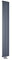 Milano Skye Anthracite Vertical Single Flat Panel Aluminium Radiator - 1800mm x 280mm