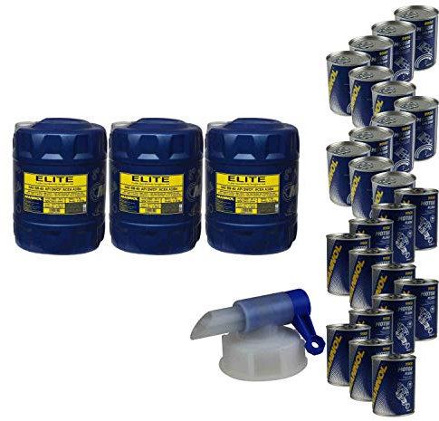 Mannol Elite 5W-40 Lot de 12 bidons d'huile moteur 60 l