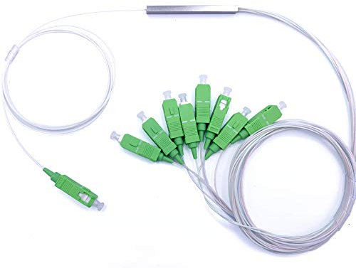 Elfcam® - Séparateur de Fibres Optique, Splitteur Optique de Fibre Monomode de PLC de SC/APC (1X8)