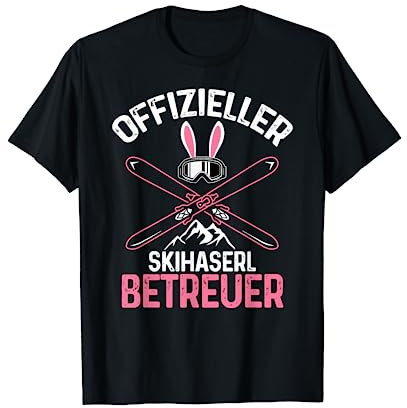 Offizieller Skihaserl Betreuer Skiurlaub Skilehrer Apres Ski T-Shirt