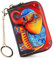 APHISON SFQ Kreditkartenetui f眉r Damen, RFID-blockierend, niedliches Cartoon-Design, kleine b枚rse f眉r M盲dchen/Kinder, 10 Kartenf盲cher, Geschenkbox, 002 Red Elephant, S,