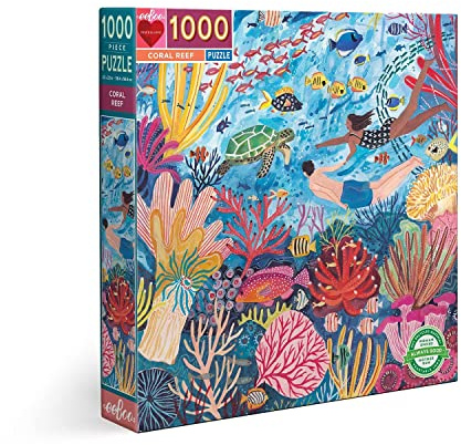 eeBoo Puzzle carré 1000 pièces : Récif de Corail