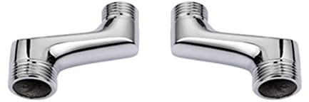 accessori miscelatore bagno raccordi ottone 1/2 pollice 3/4 1/2 adattatore Accessori per rubinetto doccia con braccio oscillante regolabile da 3/4 x 1/2 pollici,Chrome B