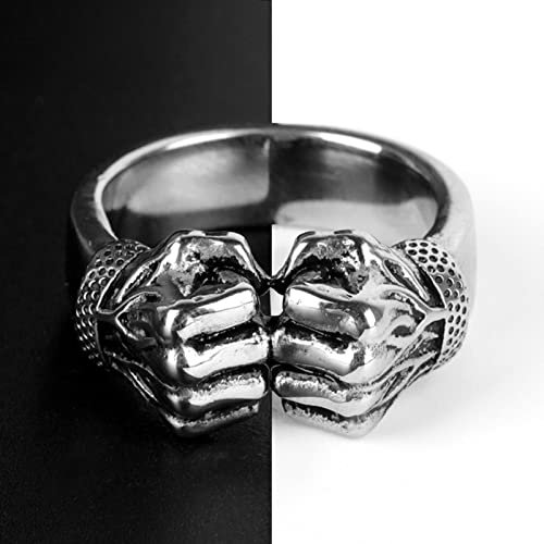 Star.W 316L Angry Fist Power Man Männer Ringe Punk Rock Hip Hop Kreativität Persönlichkeit für männliche Jungen Modeschmuck Geschenk
