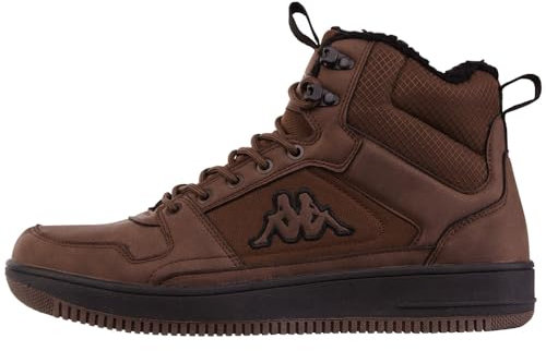 Kappa Unisex STYLECODE: 243046FUR Shab FUR Sneaker, Brown/Black, 43 EU