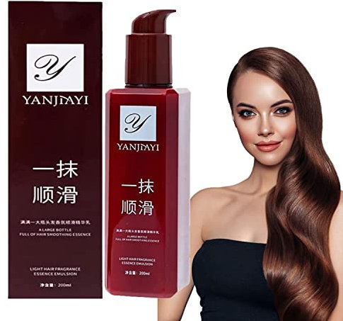 Ein Hauch magischer Haarpflege, Essenz in Haarmilch, YANJIAYI Leave-in Behandlung Haarserum, Nährende Behandlung Weicher glatter Reparatur Schaden, Leave-in-Serum für glattes Haar, Leave-in Behandlung