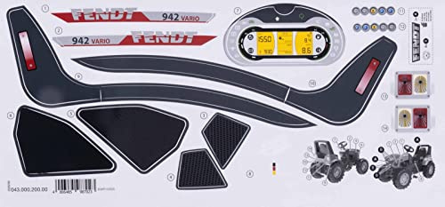 Rolly Toys Aufkleber Fendt 942 Vario