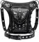 LEGVAEY Steampunk-Tasche für Herren und Damen, Gothic, Unisex, Schultertasche, Vintage-Leder-Schultertasche, Beintasche, Schwarz, S, Biker Punk