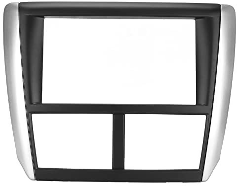 Doppel-DIN-Autoradio-Blende, Navi-Panel-Rahmenersatz für Subaru Impreza 2007-2012 Doppel-DIN-Autoradio-Blende
