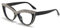 LJCZKA Vintage Blaulichtfilter Brille Katzenaugen mit Strasssteinen Damen, Retro Brille Ohne Stärke Damen Strass Brille mit UV-Schutz