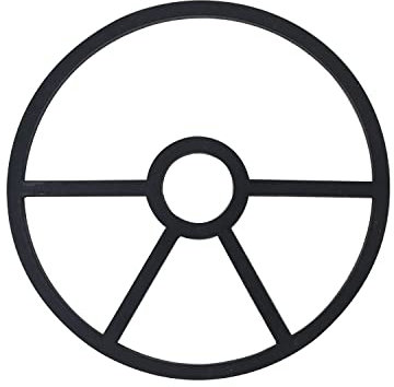 Ventil Spinnendichtung Swimmingpool Sandfilter Ersatzteile, Pool Umschaltventil 4 5 Brach Multiport (Size : Black 4holes 16.8)