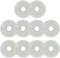 YUETTYY Paquete de 4/10 paños de repuesto para Cecotec para Conga 11090 S-pin Robot Aspirador Accesorios de repuesto Mops Kit de paño (10)