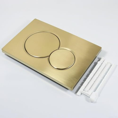 Ameurey Toilet Flush Button Flush Plate,Chrome Dual Flush Plate for Geberit Sigma01 for Cistern 115.770.