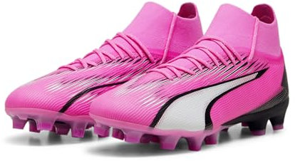 PUMA Herren Ultra Pro Fg/Ag Fußballschuh, Giftrosa, Weiß, Schwarz, 41 EU