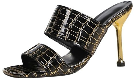 Sandali Lilla con Tacco Scarpe Tacco Donna Eleganti con Strass Tacco a Spillo Ciabatte Donna estive Eleganti firmate Sneakers Donna Zeppa Scarpe Donna Zeppa Alta Scarpe Cafenoir