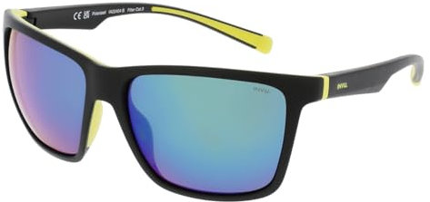 Sportliche Sonnenbrille für Herren, Ultra Polarized IA22404B, mattschwarz, 58 EU